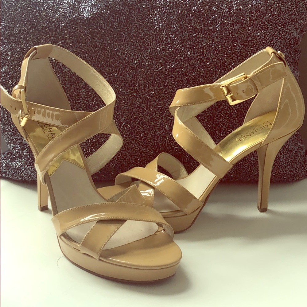 Michael Kors Nude Heel Sandals Size10
